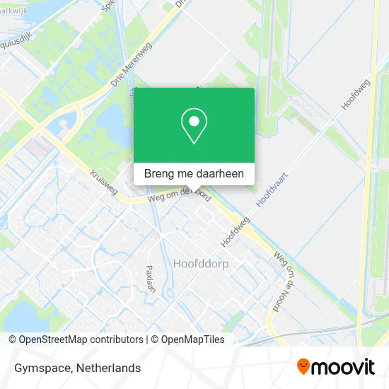 Gymspace kaart