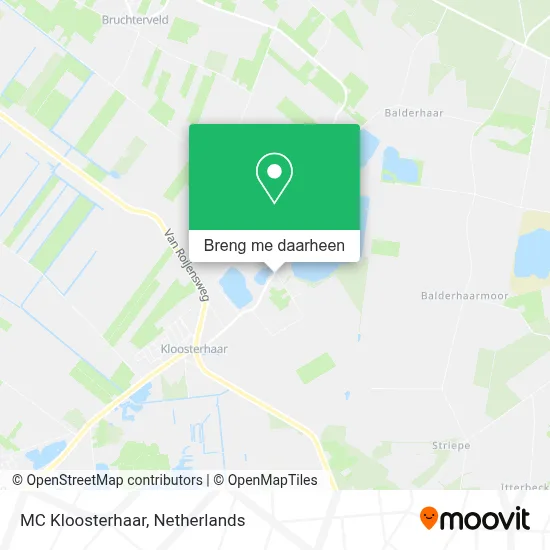 MC Kloosterhaar kaart