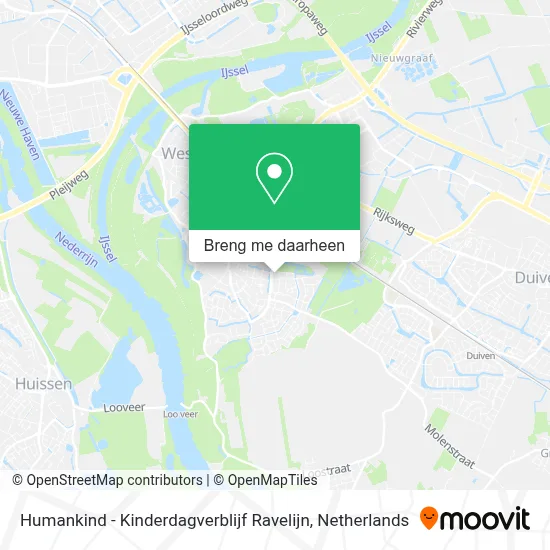 Humankind - Kinderdagverblijf Ravelijn kaart