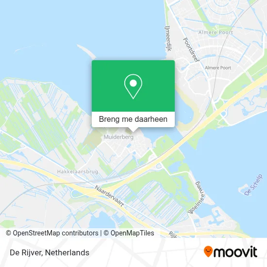 De Rijver kaart