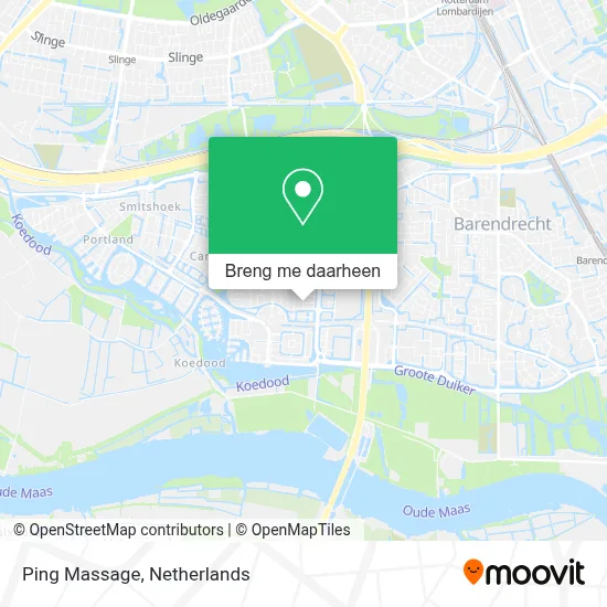 Ping Massage kaart