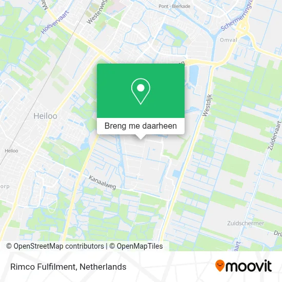 Rimco Fulfilment kaart