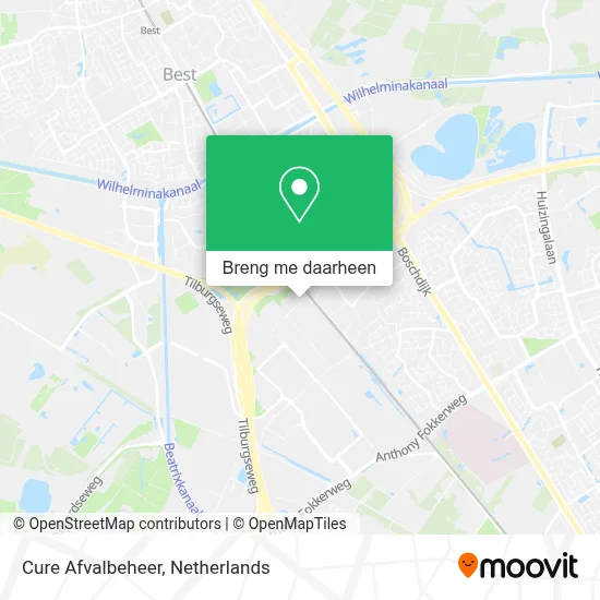 Cure Afvalbeheer kaart