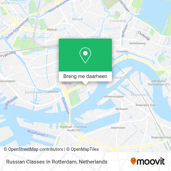 Russian Classes In Rotterdam kaart