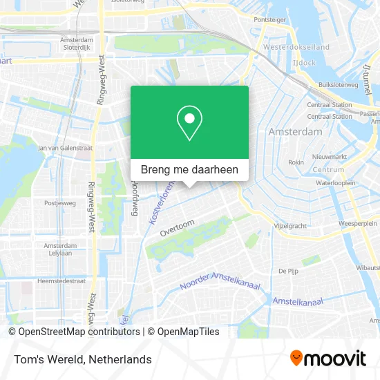 Tom's Wereld kaart