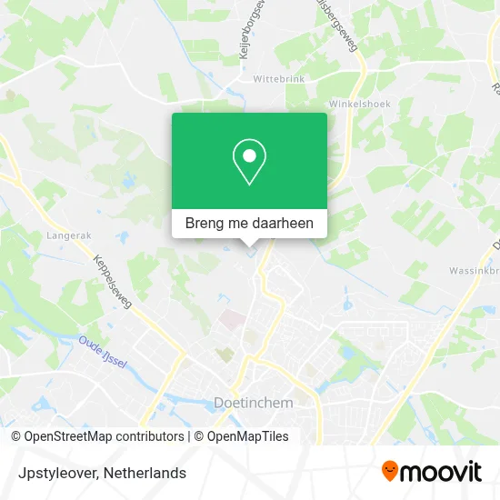 Jpstyleover kaart
