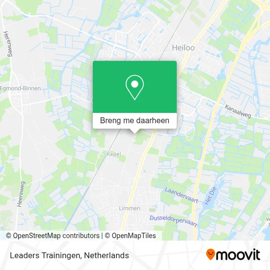Leaders Trainingen kaart