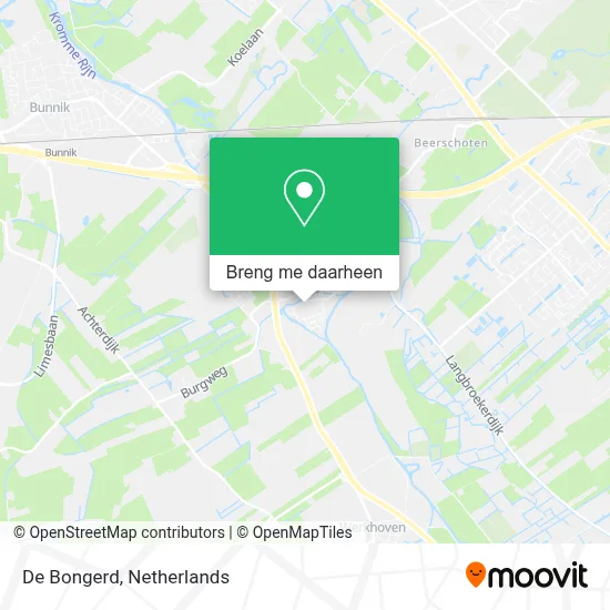 De Bongerd kaart