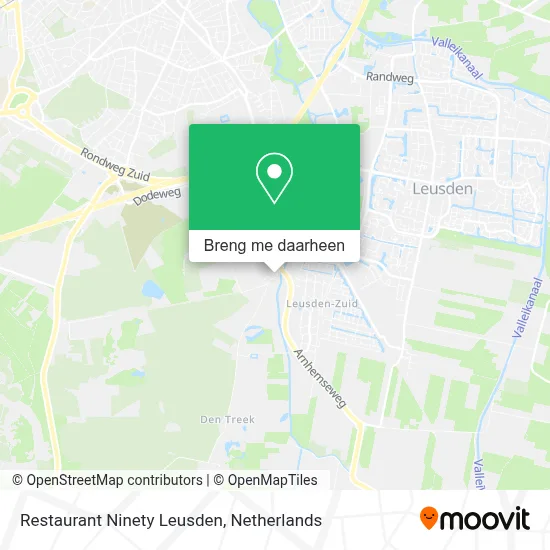 Restaurant Ninety Leusden kaart