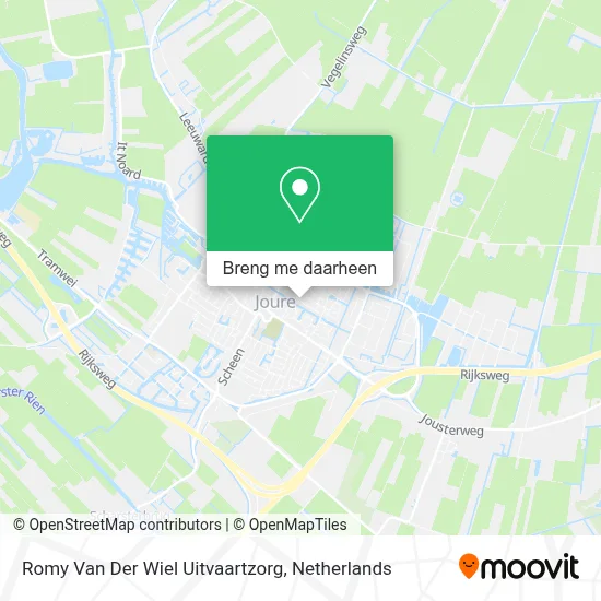 Romy Van Der Wiel Uitvaartzorg kaart