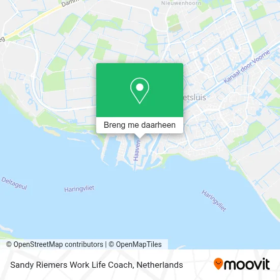 Sandy Riemers Work Life Coach kaart
