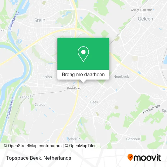 Topspace Beek kaart
