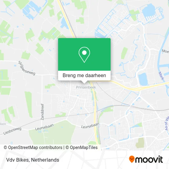 Vdv Bikes kaart