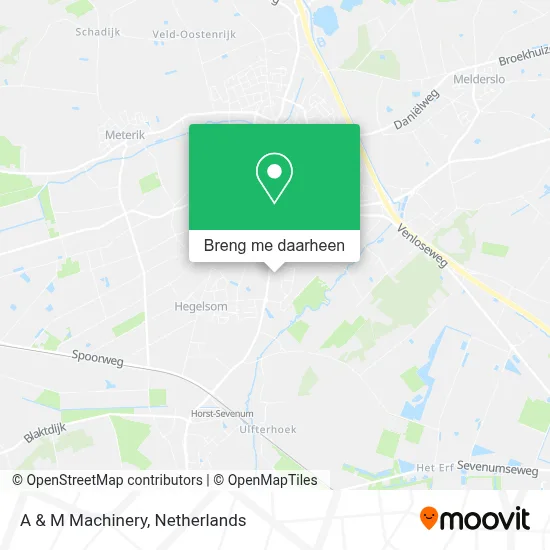 A & M Machinery kaart