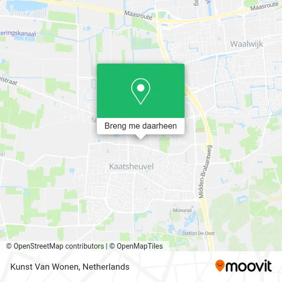 Kunst Van Wonen kaart