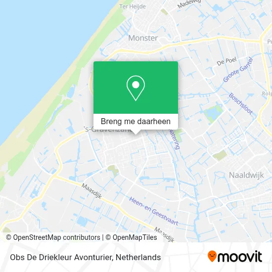 Obs De Driekleur Avonturier kaart