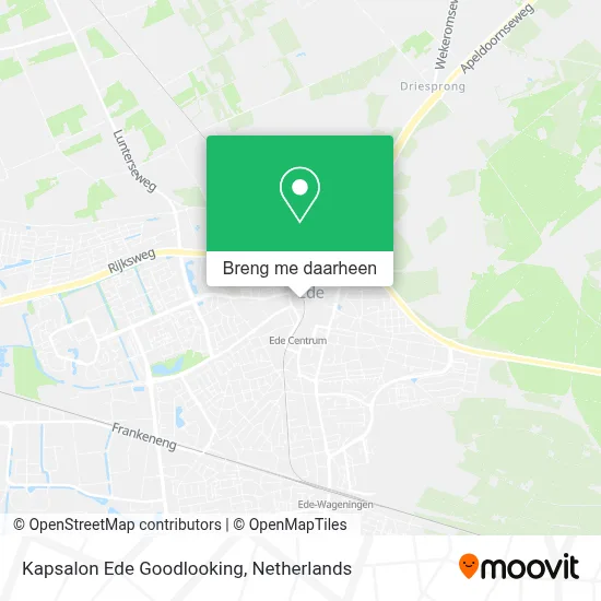 Kapsalon Ede Goodlooking kaart