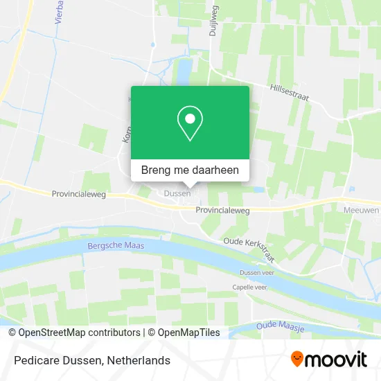 Pedicare Dussen kaart