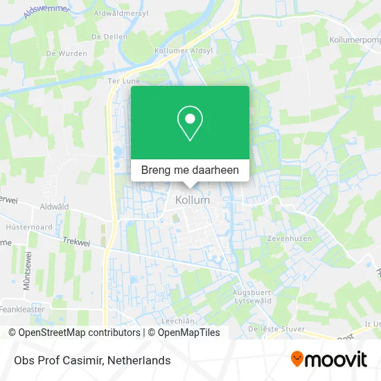 Obs Prof Casimir kaart