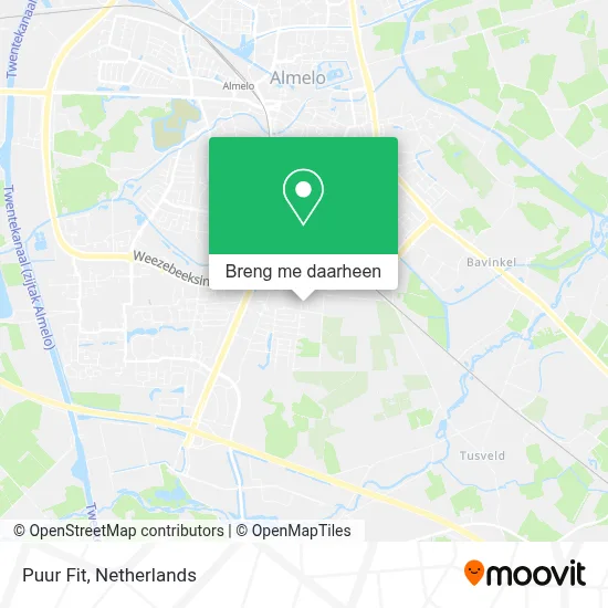Puur Fit kaart