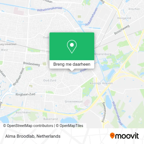 Alma Broodlab kaart