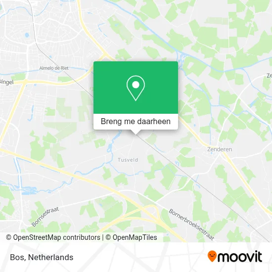 Bos kaart