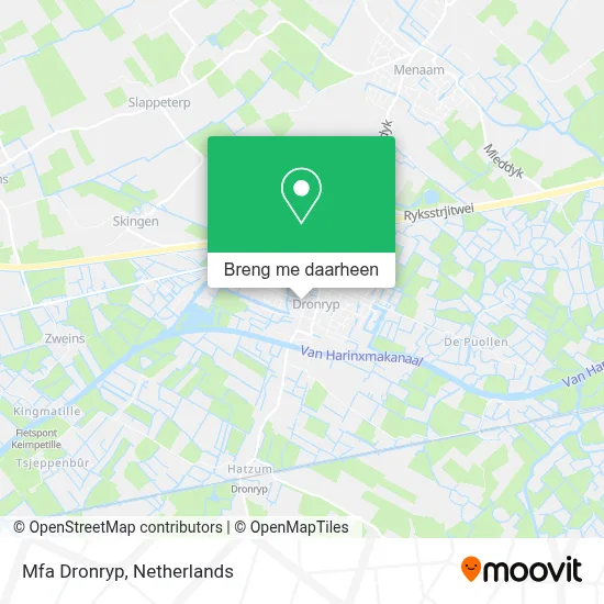 Mfa Dronryp kaart