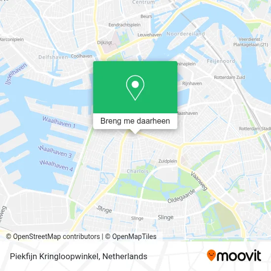Piekfijn Kringloopwinkel kaart