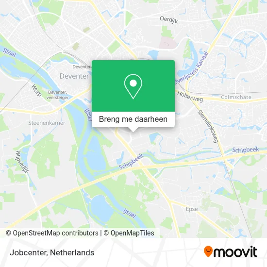 Jobcenter kaart