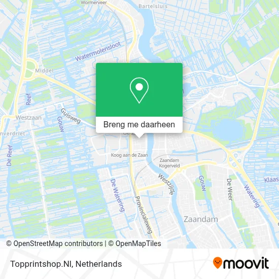 Topprintshop.Nl kaart