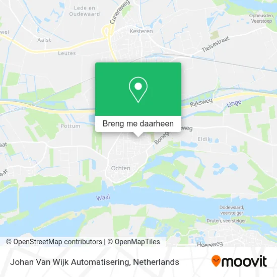 Johan Van Wijk Automatisering kaart