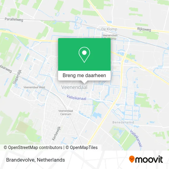 Brandevolve kaart
