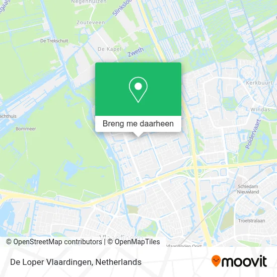 De Loper Vlaardingen kaart