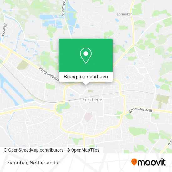 Pianobar kaart