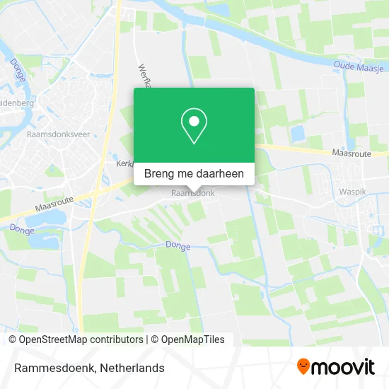 Rammesdoenk kaart