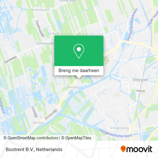 Bootrent B.V. kaart