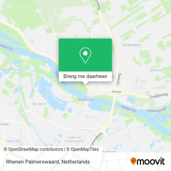 Rhenen Palmerswaard kaart