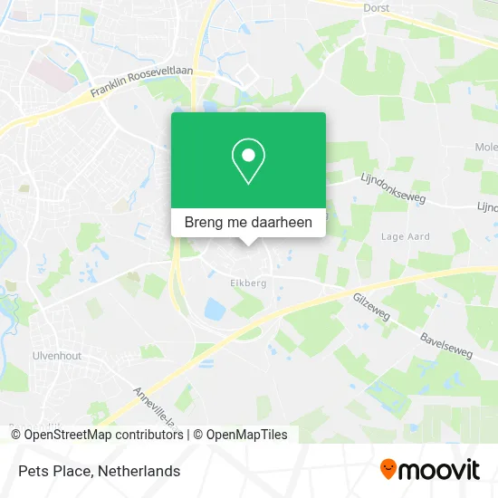 Pets Place kaart
