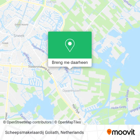 Scheepsmakelaardij Goliath kaart