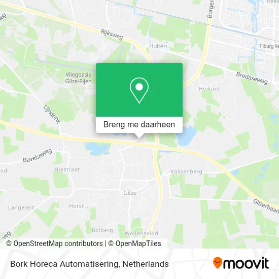 Bork Horeca Automatisering kaart