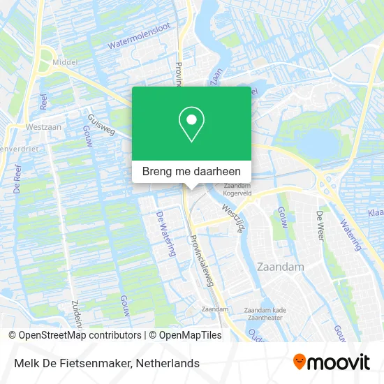 Melk De Fietsenmaker kaart