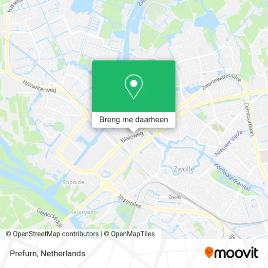 Prefurn kaart