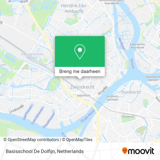 Basisschool De Dolfijn kaart