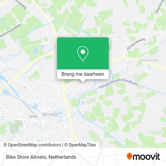 Bike Store Almelo kaart