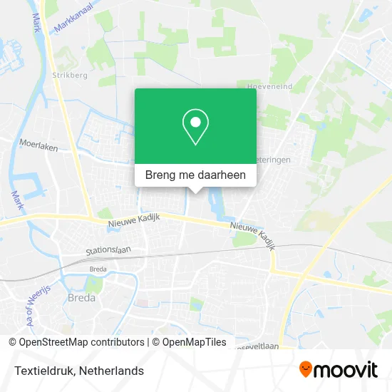 Textieldruk kaart
