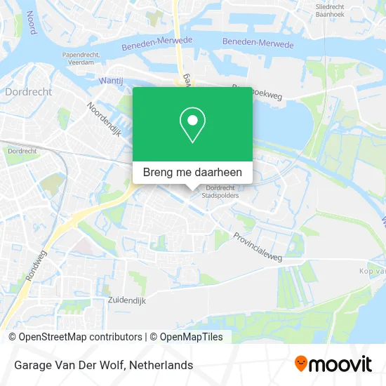 Garage Van Der Wolf kaart
