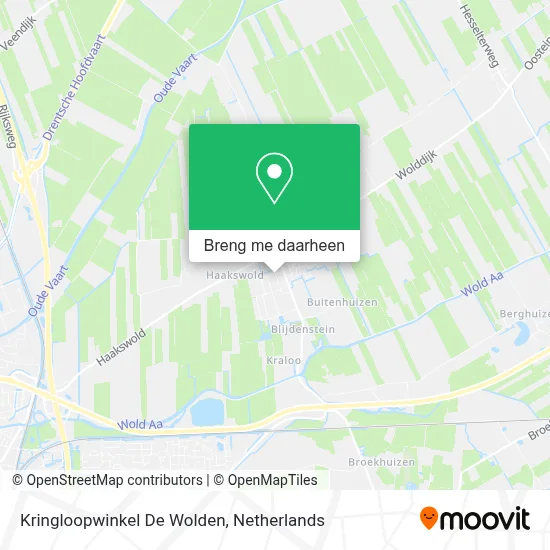 Kringloopwinkel De Wolden kaart