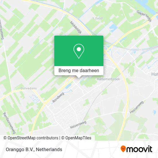 Oranggo B.V. kaart