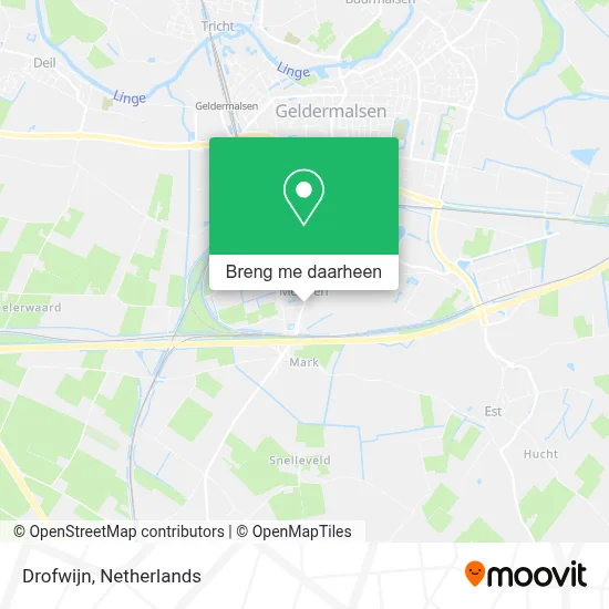 Drofwijn kaart