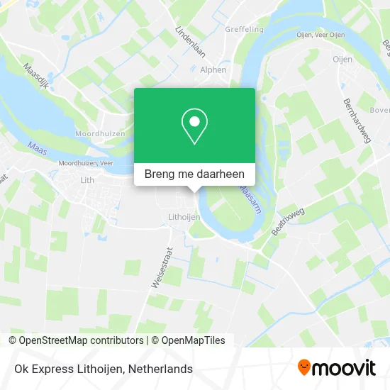 Ok Express Lithoijen kaart